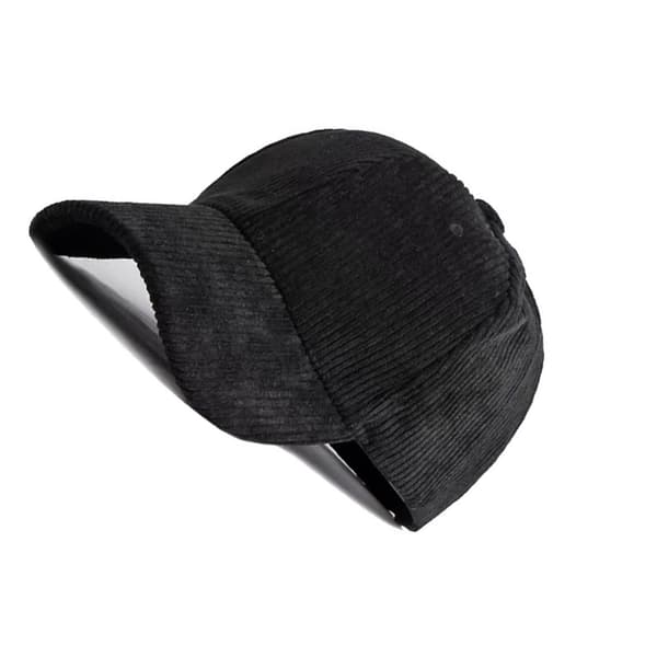 Corduroy Baseball Cap til Voksne (56-60cm) Black Black