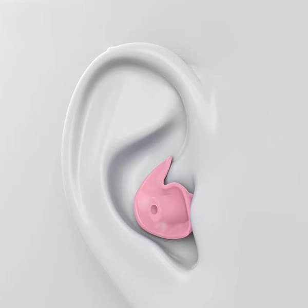 Öronproppar och Näsklämma för Simning Pink Pink