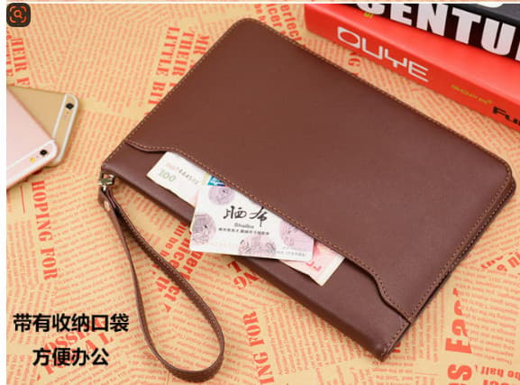 Premium PU Læder Etui til iPad Air/Air2/2017/2018 Brown Brown
