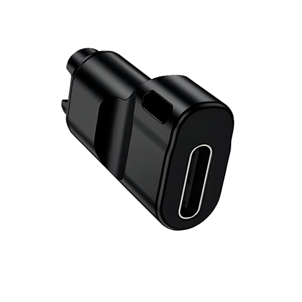 USB-C adapter för laddning av Garmin-klocka Svart