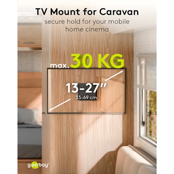 TV-väggfäste Caravan FIXED (S), svart TV-väggfäste Caravan FIXED (S), svart