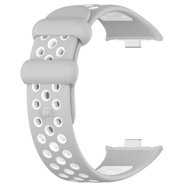 Klockarmband i Silikon för Xiaomi Band 8 Pro Vit