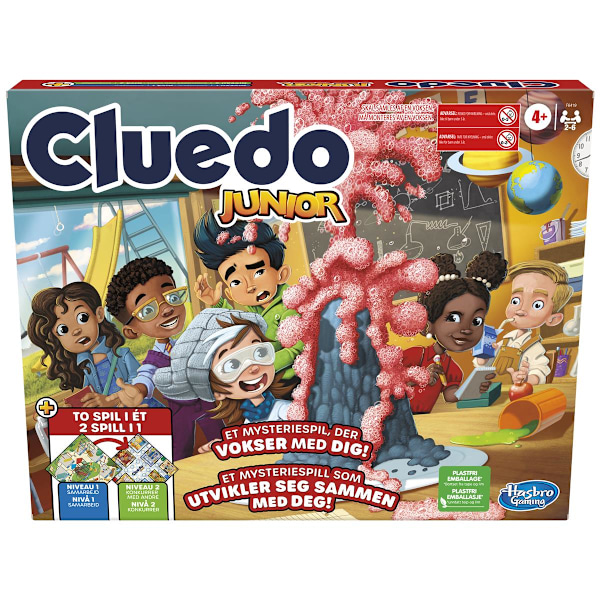 Brætspil Cluedo Junior 2 Games In 1 (DK/NO)