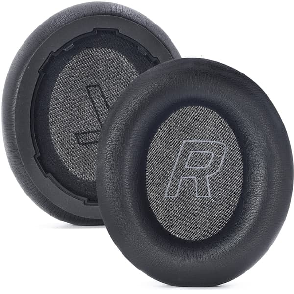 2 st Ersättningsöronkuddar Kompatibla med Kingston HyperX Cloud Mix 2 - Proteinläder & Memory Foam