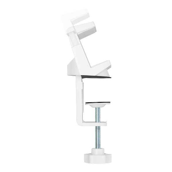 OFFICE Clamp-on power strip holder for desks, white