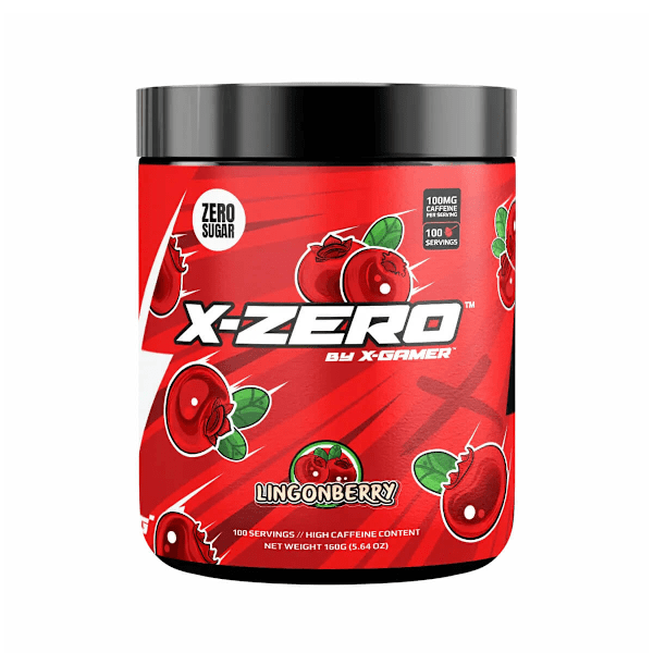 Energiajuomajauhe X-Zero 160 gram Lingonberry