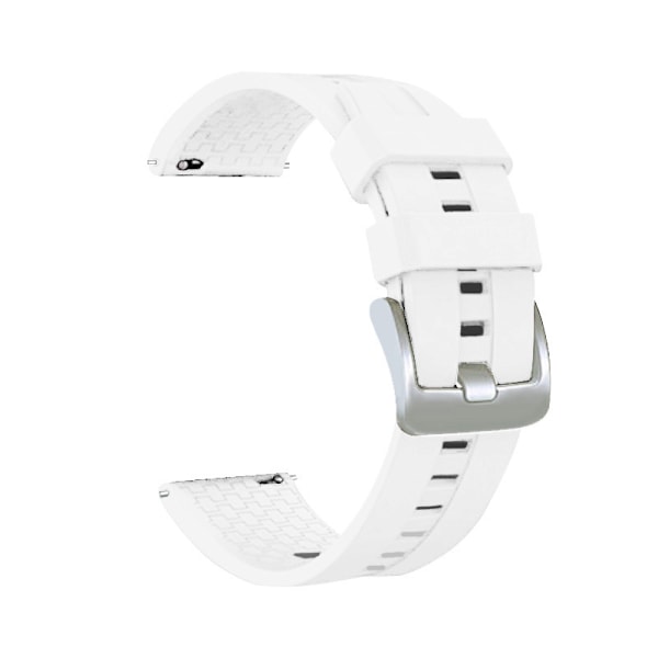 Vit silikon klockarmband M