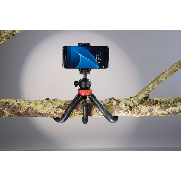 HAMA Bordsstativ Kamera, Smartphone & GoPro FlexPro 27 cm Röd