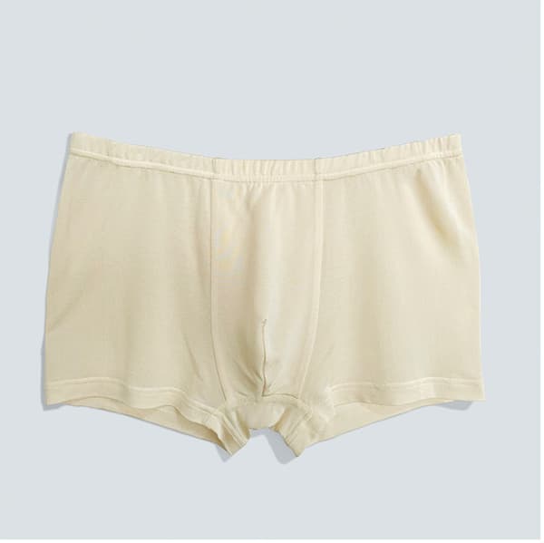 Herrsilkesboxershorts, 3-pack 100 % mullbärssilkestickade underkläder L L