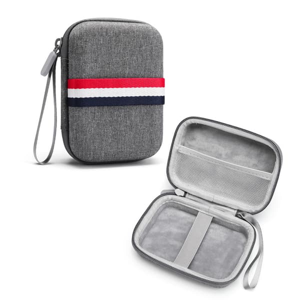 2,5 tommer bærbar harddisk Power Bank opbevaringstaske Grey Grey