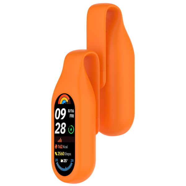 Säkert Clipfäste för Xiaomi Mi Band 10, 9 och 8 Blå