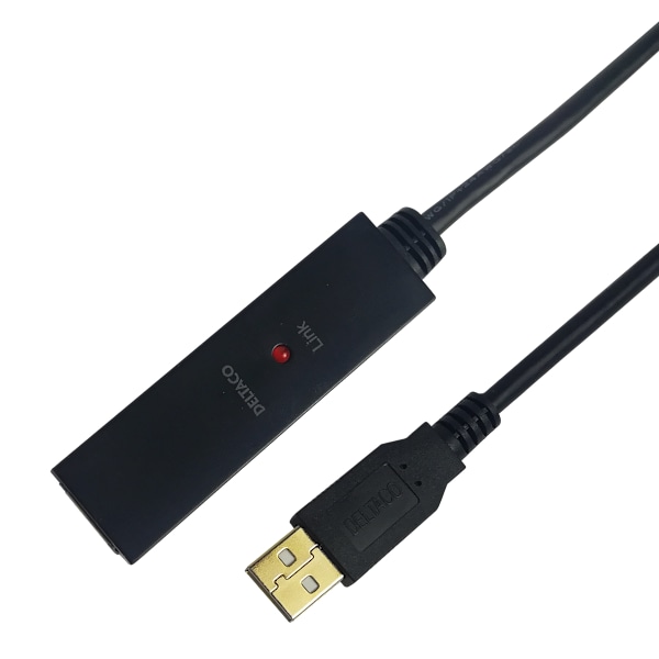 PRIME USB extension cable, active, USB 2.0, 7m, black
