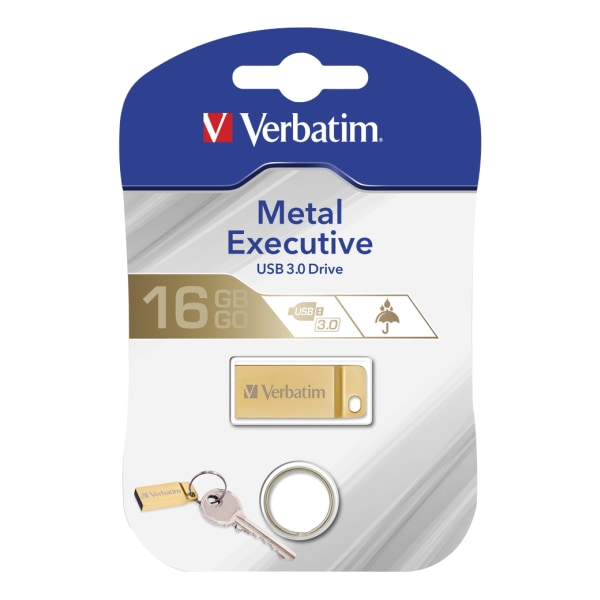 Store 'n' Go Metal Executive Gold USB 3.0 Drive 16GB