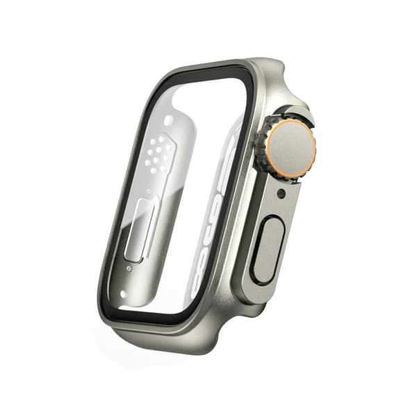 Kellon kotelo näytönsuojalla Apple Watch Ultra 8/7 Silver 41 mm Silver 41 mm
