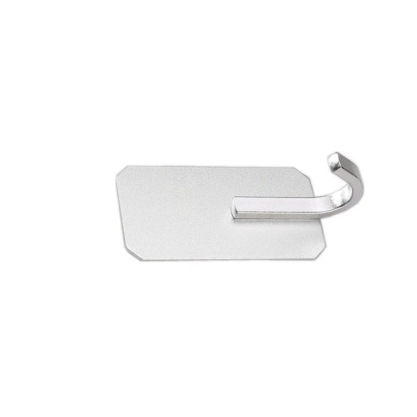 4-pack aluminiumkrokar för över dörren Silver Model 2 Silver