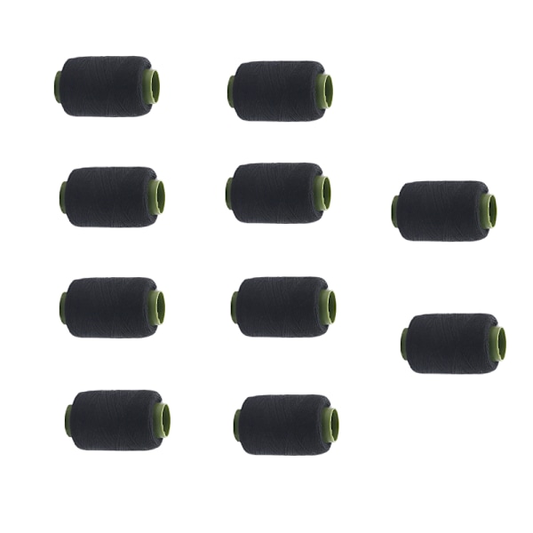 302 Sytråd (10 spolar) - Storlek 5 Svart