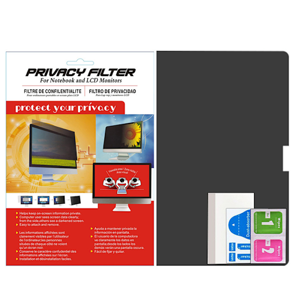 17" Privatlivsfilter - Anti-Glare & Blåt Lys Filter