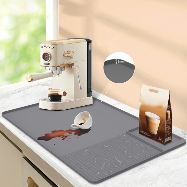 Silikonmatta för Kaffemaskin Grå