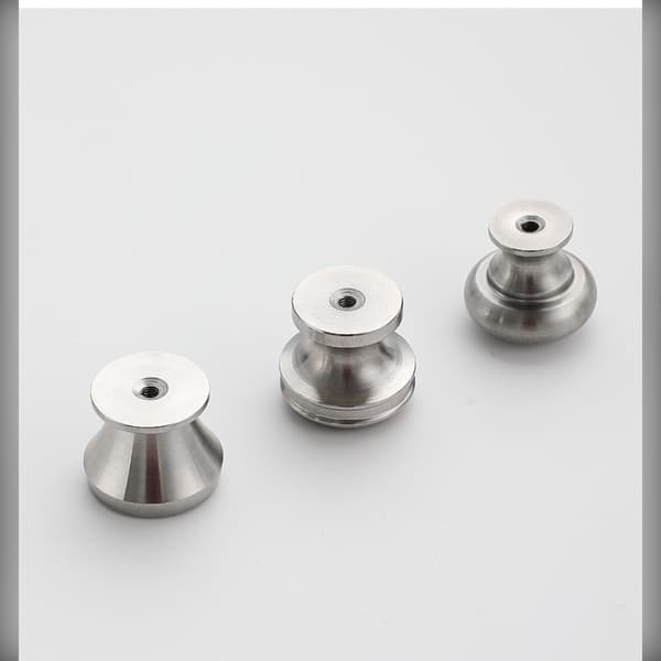Modern minimalistiskt 2-pack skåp- och garderobsdrag i borstat 304 rostfritt stål med ergonomiskt D-format grepp