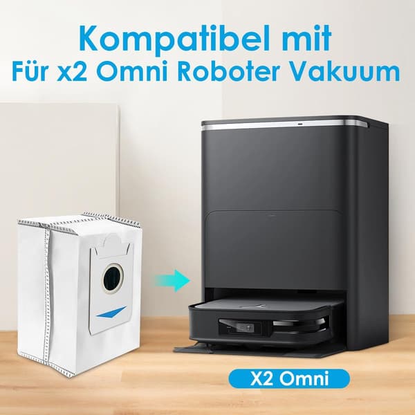 Dammsugarpåsar till Ecovacs Deebot X2 Omni, 6-pack