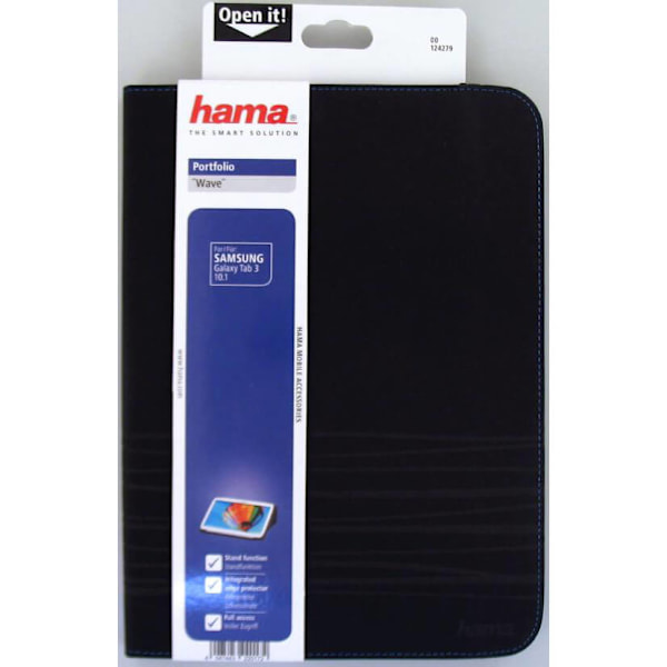 Tabletfodral SAMSUNG Tab3 10,1" WAVE Svart