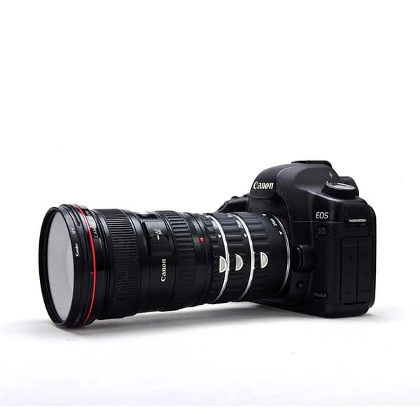 3 Pak 21mm 31mm 13mm Makro Linse Ring Adapter til Canon EOS DSLR-kameraer Silver Silver