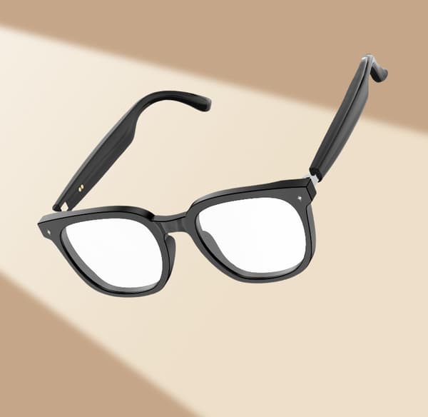 Smarte Bluetooth-briller HY-1009: Lyd & Billede med Stil Transparent Transparent