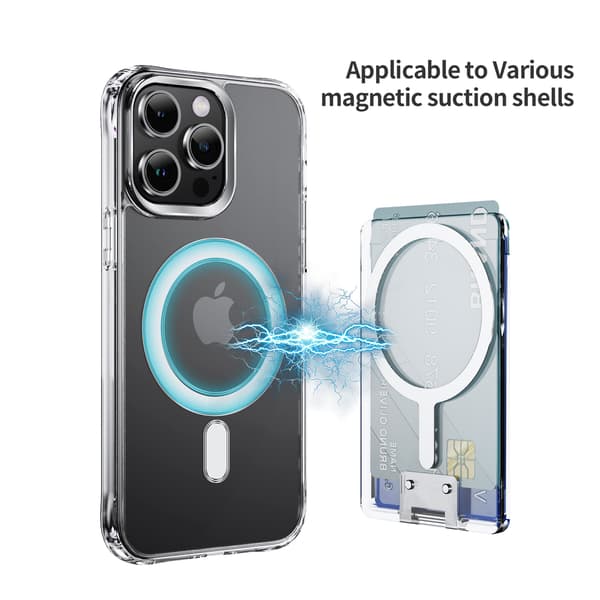 Magnetisk kortholder stand - Transparent design