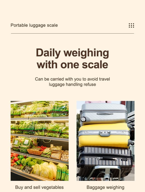 Suikea käsimatkatavaravaaka (40kg/10g taustavalolla)