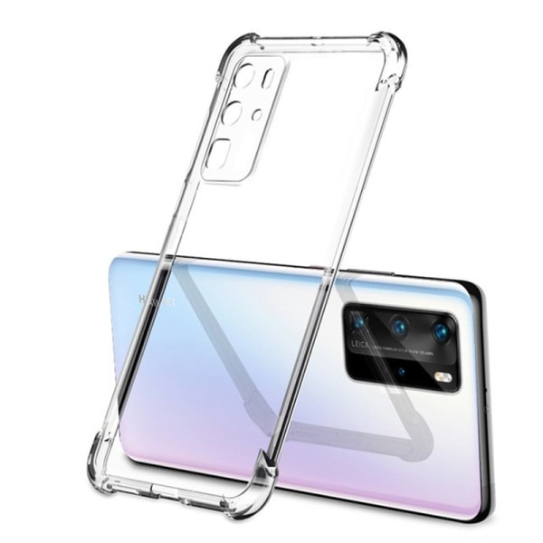 Iskunkestävä läpinäkyvä matkapuhelimen suojus Huawei P30 Pro TPU