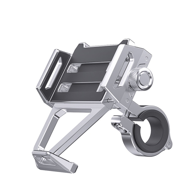 Mobiltelefonhållare för cykel 360 graders rotation Silver