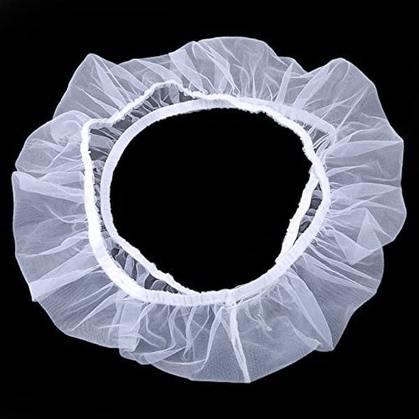 Fågelbursöverdrag - Elastiskt S - Höjd 17cm Omkrets 80-110cm - Vit L L