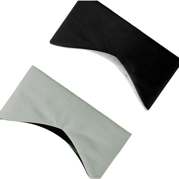Kaksipuolinen Blackout Eye Mask nukkumiseen Musta + harmaa