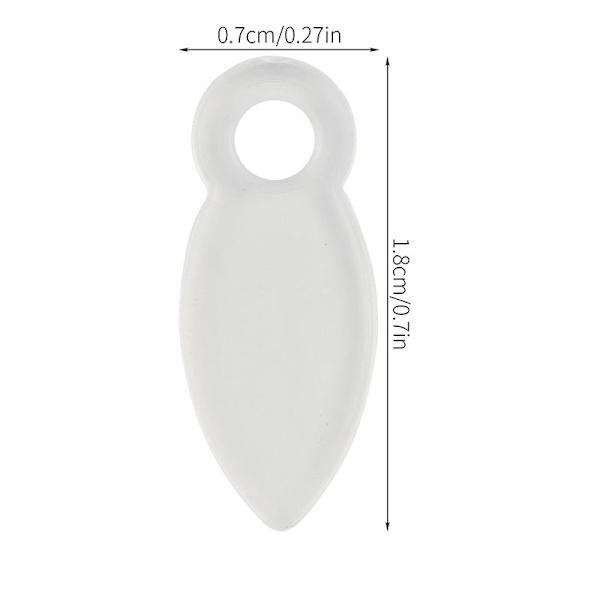 Clips til billedramme (50 stk.) White White