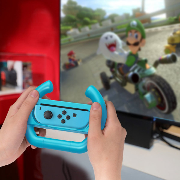 Nintendo Switch Joy-Con 2-pack punainen / sininen ohjauspyörä