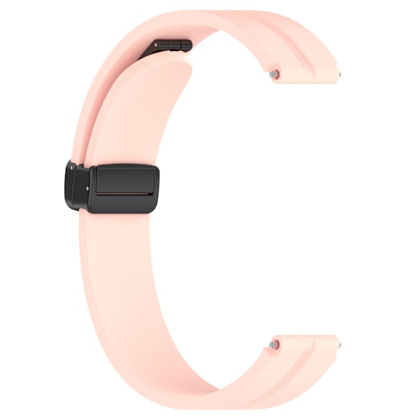 12MM magnetiskt silikonarmband med viklås Rosa