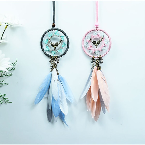 Turrenhjort backspegel charm Rosa