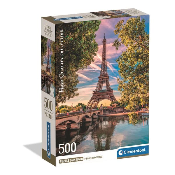 Pussel 500 Pcs CB High Quality Collection Along The Seine