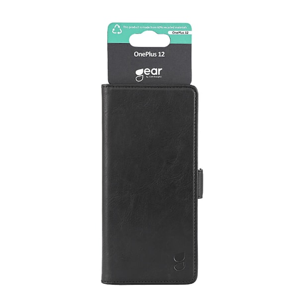 Mobilfodral 3 Kortfack Svart - OnePlus 12