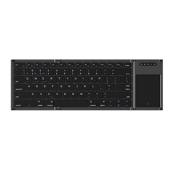 Bærbart foldbart Bluetooth-tastatur til smartphones