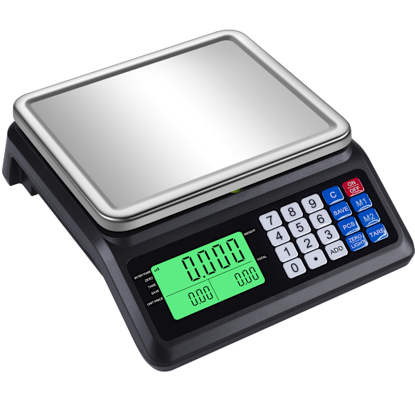 Elektronisk vægt – genopladelig 30 kg/1g