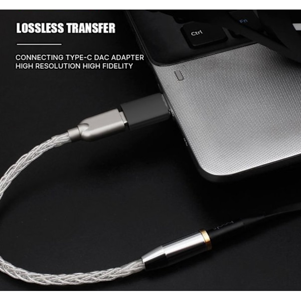 USB 3.0 (han) til USB-C (hun) adapter Black Black