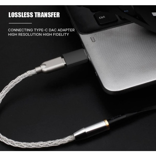 USB 3.0 (hane) till USB-C (hona) adapter Svart