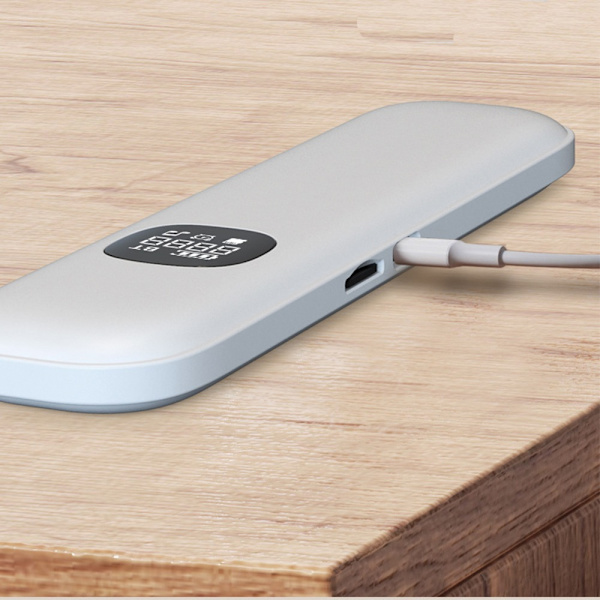 5.3 Knogleledende Bluetooth Hvid Støj Søvn Højttaler - Mini Lydboks til Afslapning og Forbedret Søvn White White