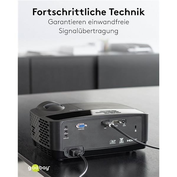 Optisk hybrid höghastighets HDMI™-kabel med Ethernet (AOC)