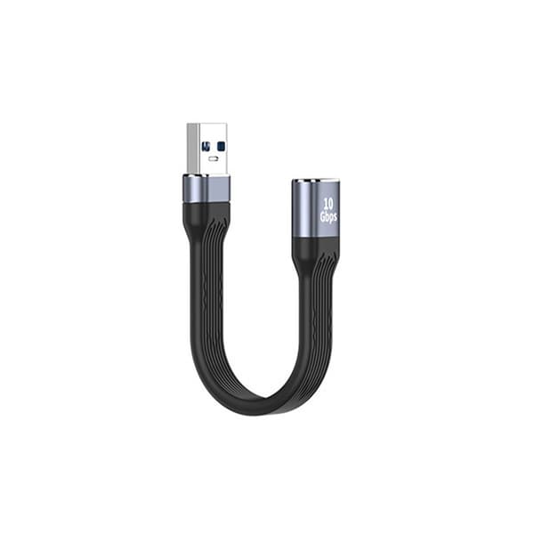 USB-A hun til USB-C han FPC-kabel – USB 3.1, 10 Gbps, 4K 60 Hz, 100 W PD til telefoner, bærbare og tablets