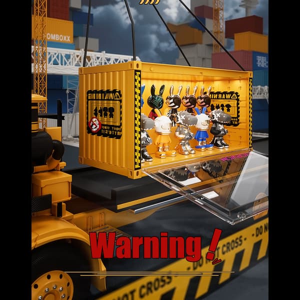 Lille Container Blind Box Opbevaringskasse (Uden Lys) Yellow Yellow