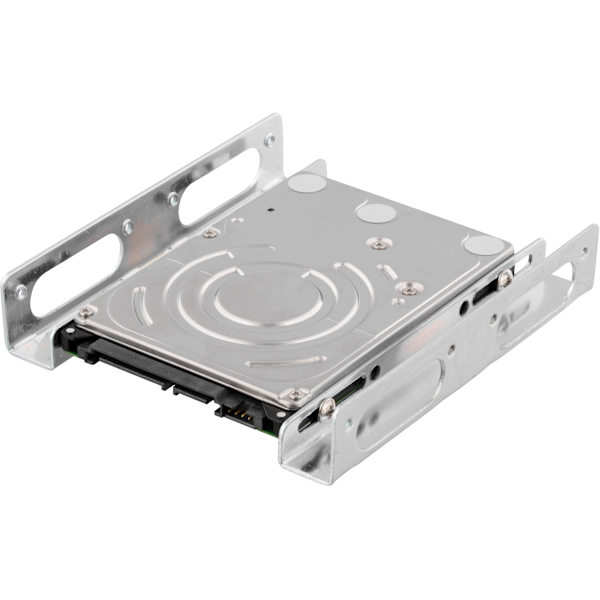 Mounting angles for 2.5" hard drive in 3.5" space