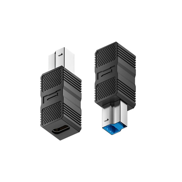 USB 3.0 B-uros (M) - C-naaras (C-F) -sovitin (2 kpl)