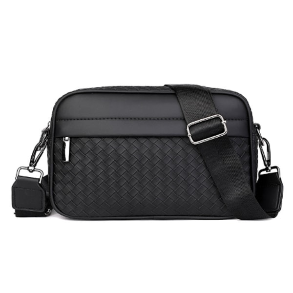 Ny Crossbody-axelväska för män utomhus Svart